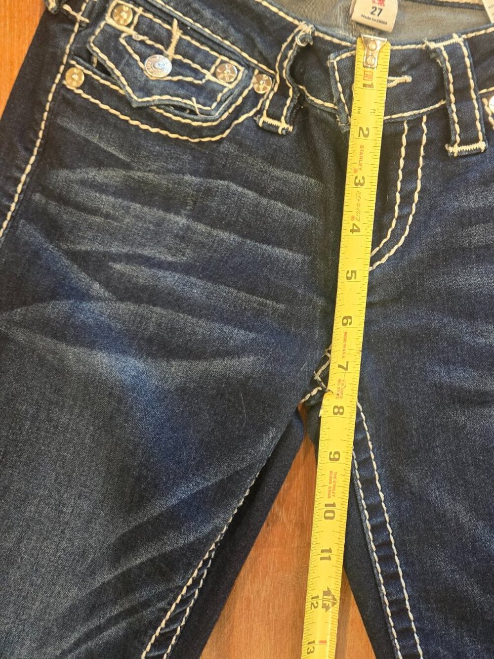 💎 True Religion Halle Skinny Big T – "Blue Veil" Wash 💎 - Picture 3 of 9